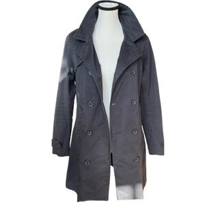 G-Star Originals Women’s Raw Denim 3301 Trench Coat Navy Sz Medium Quiet luxury